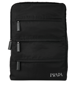 Large Limited Edition Rem Koolhaas Backpack, Nylon, Black, 250, DB, 3*